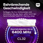 32 GB DDR5-RAM PC6400 Crucial Pro 2x16GB Dual Kit white