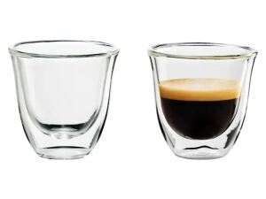 DeLonghi Espresso Doppelwandiges Thermoglas 2er DLSC310
