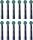 Oral-B Aufsteckbürsten Pro CrossAction 12er FFU Schwarz