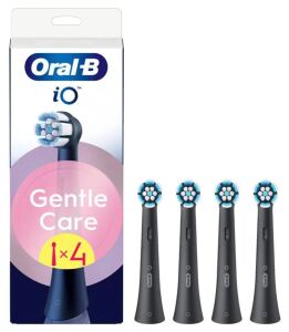 Oral-B Aufsteckbürsten Sanfte Reinigung 4-Pack Schwarz