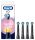 Oral-B Aufsteckbürsten Sanfte Reinigung 4-Pack Schwarz