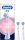 Oral-B Aufsteckbürsten Sanfte Reinigung 2-Pack Weiss