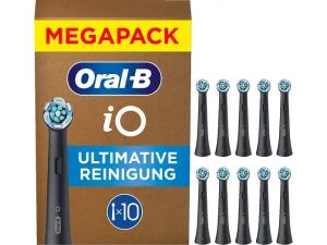 Oral-B Aufsteckbürsten iO Ultimative Reinigung 10er Schwarz