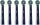 Oral-B Aufsteckbürsten Pro Cross Action 6-Pack Schwarz