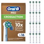 Oral-B Aufsteckbürsten Cross Action 16-Pack Weiss