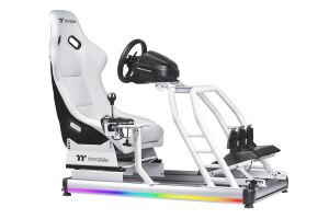 Thermaltake Racing Simulator Cockpit GR500  "Snow"     White retail (Speditionsversand)