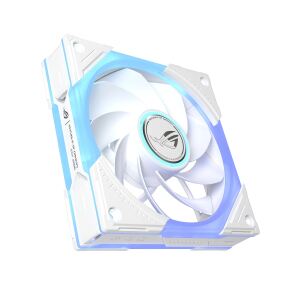 ASUS ROG Eurux GR120 ARGB Reverse Fan White Edition - Single Pack Computergehäuse Ventilator 12 cm Weiß 1 Stück(e)