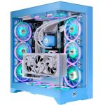 Geh Thermaltake CTE E660 MX Midi Tower  "Hydrangea Blue" retail