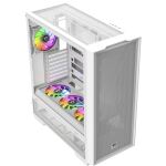 Geh Thermaltake S380 TG Midi Tower  "ARGB Snow"        White retail