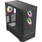Geh Thermaltake View 290 TG Midi Tower  "ARGB"         Black retail