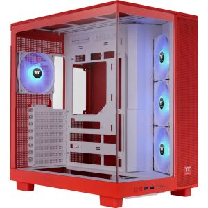 Geh Thermaltake View 380 XL TG Midi Tower "ARGB Fla. Orange" retail