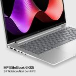 HP EliteBook 6 G2i 14 Next Gen AI PC Intel Core Ultra 5 325 Laptop 35,6 cm (14") WUXGA 16 GB DDR5-SDRAM 512 GB SSD Wi-Fi 7 (802.11be) Windows 11 Pro Silber