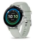 Garmin Venu 3S 3,05 cm (1.2") AMOLED 41 mm Digital 390 x 390 Pixel Touchscreen Grau, Silber WLAN GPS