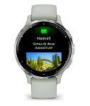 Garmin Venu 3S 3,05 cm (1.2") AMOLED 41 mm Digital 390 x 390 Pixel Touchscreen Grau, Silber WLAN GPS