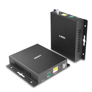LINDY Cat.6A USB-C Type C HDBaseT 3.0 Extender 100m schwarz