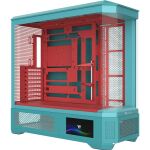 Geh Thermaltake View 600 TG   Full Tower  "Mint Strawberry" retail