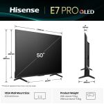 Hisense E7Q PRO 50  | Hi-QLED Smart TV 4K 144 Hz