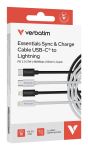 Verbatim 32392 Lightning-Kabel 1 m Weiß, Schwarz