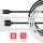 Verbatim 32393 USB Kabel USB 2.0 1 m USB A USB C 0,48 Gbit/s 18 W Schwarz, Weiß