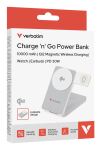 Verbatim 32296 Powerbank Lithium Polymer (LiPo) 10000 mAh Kabelloses Aufladen Weiß