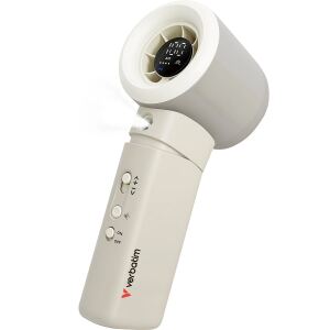 Verbatim 32344 Handzerstäuber/Ventilator Weiß, Silber Handventilator