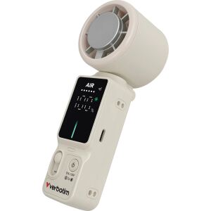 Verbatim 32348 Handzerstäuber/Ventilator Weiß, Silber Handventilator