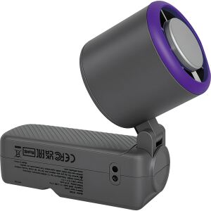 Verbatim 32349 Handzerstäuber/Ventilator Violett, Grau Handventilator