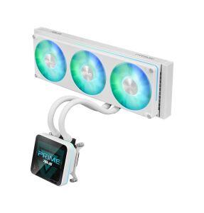 ASUS PRIME SLC II 360 ARGB LCD WHT Prozessor All-in-One-Flüssigkeitskühler 12 cm Weiß 1 Stück(e)