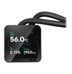 ASUS PRIME SLC II 360 ARGB LCD Prozessor All-in-One-Flüssigkeitskühler 12 cm Schwarz 1 Stück(e)