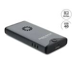 DELOCK USB-C 40 Gbps Gehäuse 1x M.2 NVMe PCIe SSD...