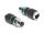 DeLOCK 90663 Kabeladapter D-coded 4 pin RJ-45 Schwarz