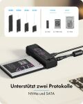 ICY BOX Klon- und DockingStation für M.2 NVMe und 2,5"/3,5" HDD/SSD