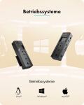 ICY BOX Klon- und DockingStation für M.2 NVMe und 2,5"/3,5" HDD/SSD