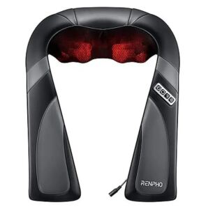 Renpho U-Neck Go Massagegerät Rücken, Beine, Schultern Grau, Schwarz