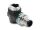 DELOCK M12 Adapter D-kodiert 4 Pin St zu RJ45 Bu gewinkelt