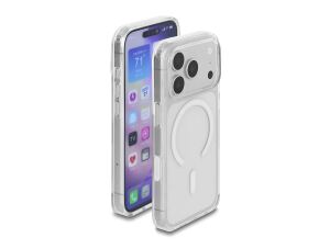 DELOCK Schutzhülle iPhone 17 Pro transparent-weiß MagSafe