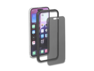 DELOCK Schutzfolie iPhone16 Sichtschutz Anti Spy 2 Wege