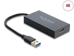 DELOCK Adapter USB-A Stecker zu HDMI Buchse 4K