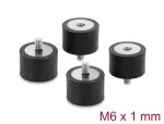 DELOCK Vibrationsdämpfer M6x1mm D30xH20mm Innen/Außengewinde