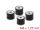 DELOCK Vibrationsdämpfer M8x1,25mm D30xH20mm 2x Innengewind.