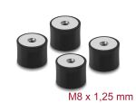 DELOCK Vibrationsdämpfer M8x1,25mm D40xH30mm 2x Innengewind.