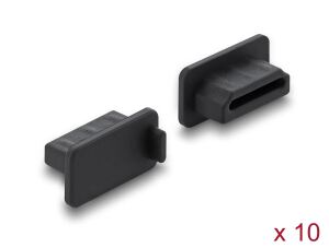 DELOCK Staubschutz f. HDMI-A-Buchse Silikon 10 St. schwarz