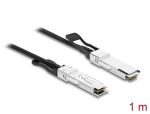 DELOCK Twinax Kabel QSFP28 St > St 100 Gbps 1m