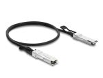 DELOCK Twinax Kabel QSFP28 St > St 100 Gbps 1m