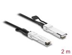 DELOCK Twinax Kabel QSFP28 St > St 100 Gbps 2m