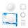 Cudy AP3000 WLAN Access Point 2976 Mbit/s Weiß Power over Ethernet (PoE)