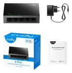 Cudy GS105 Netzwerk-Switch Unmanaged Gigabit Ethernet (10/100/1000) Schwarz