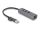 DeLOCK 3 Port USB 5 Gbps Hub + Gigabit LAN mit USB Type-C oder USB Typ-A Anschluss im Metallgehäuse