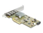 DELOCK PCI Expr x4 Card 2x extern USB-C 40Gbps Bu Low Prof.
