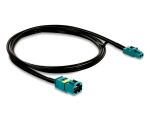 DeLOCK Kabel Mini FAKRA Z Buchse dual zu FAKRA Z Stecker dual